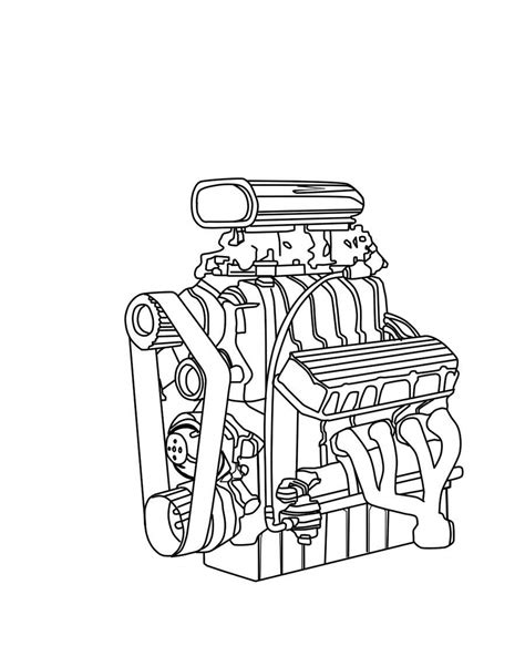 Entry 25 By Gokara For Line Art Bandw Vector Drawing Of A Supercharged