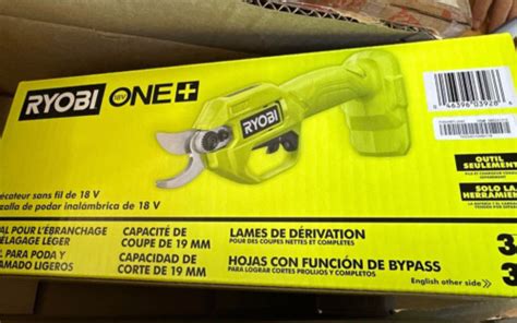 Ryobi One 18v Cordless Pruner Tool Only P2504btl Ebay