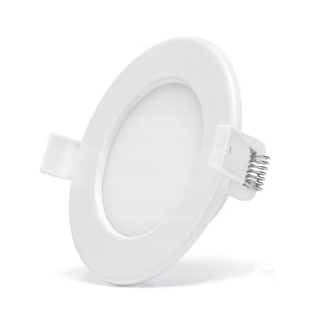 Oprawa Podtynkowa Led W Plafon Downlight Wpuszczana Neutralna Bia A