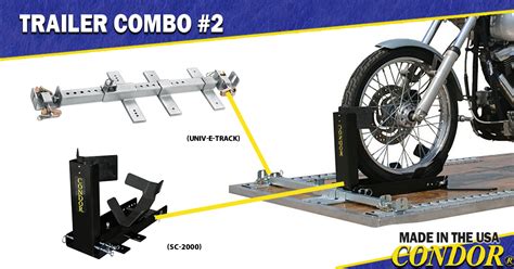 Trailer Combo 2 Sc 2000 Univ E Track E Track Sold Separately Made In Usa Condor Products