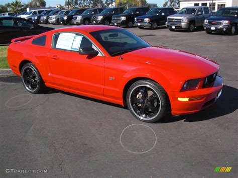 2006 Torch Red Ford Mustang Gt Premium Coupe 22211405 Car Color Galleries