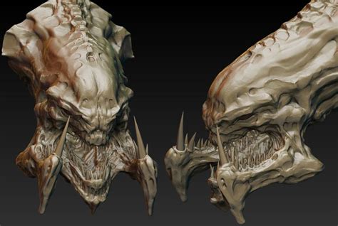 Alien Concept Art Starcraft Creature Design