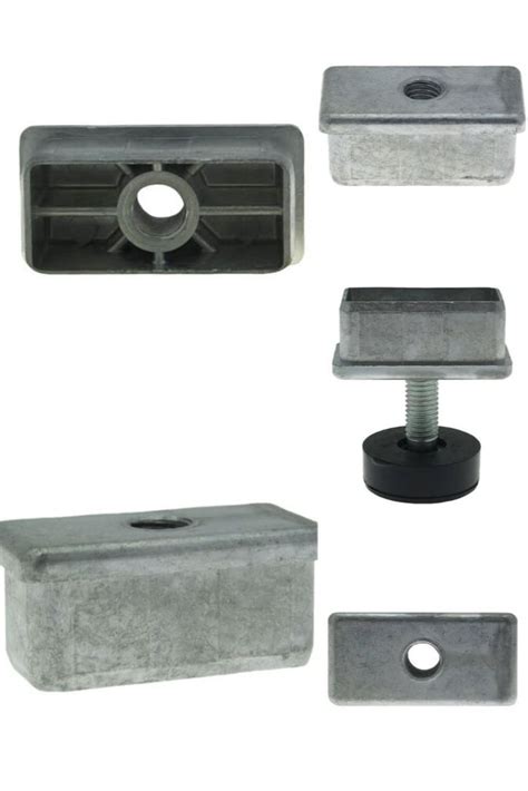 Rectangular Metal Threaded Inserts Aluminium M10 Vital Parts