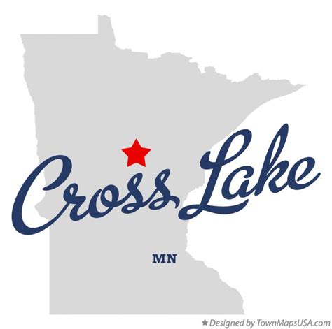 Map of Cross Lake, MN, Minnesota