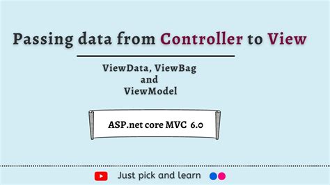 Passing Data From Controller To View In Asp Net Core Mvc Viewdata