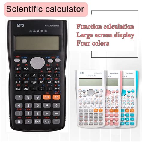 Calculadora Cient Fica Digital Multifuncional Display De Linha Multi