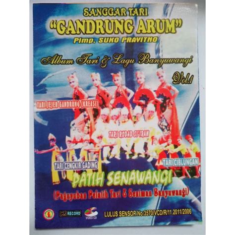 Jual VCD Original Tari Gandrung Banyuwangi Shopee Indonesia