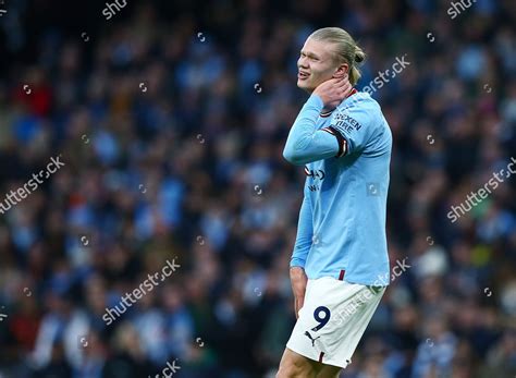 Erling Haaland Manchester City Feels Pain Editorial Stock Photo Stock