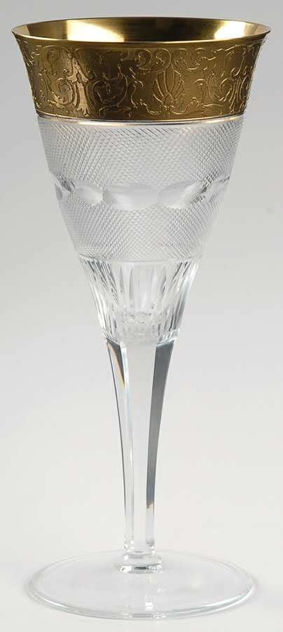 Splendid Gold Water Goblet By Moser Replacements Ltd