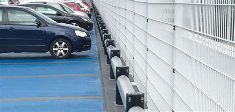 Iflex™ Single Car Park Guardrails A Safe Car Park Solutions