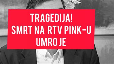 Tragedija SMRT na RTV PINK u Svi van sebe od ŠOKA UMRO JE Kolege