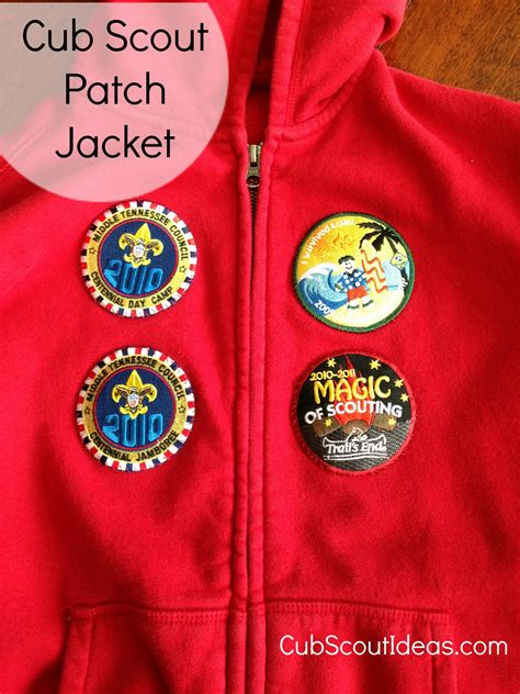 Temporary Cub Scout Patch Placement & Display Ideas | Cub Scout Ideas