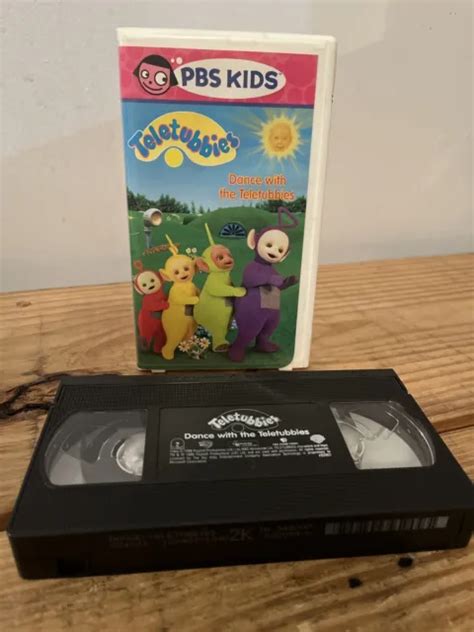 Teletubbies Danse Avec Les Teletubbies Vhs Pbs Enfants Clamshell 1998 Très Bon état Vg Eur 7