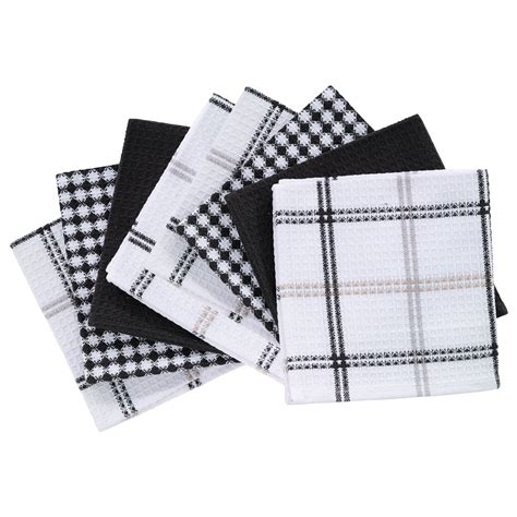 T Fal Coordinating Flat Waffle Weave Dish Cloth Set Neutral