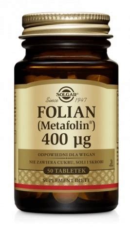 Solgar Folian Mcg Metafolin Kwas Foliowy Tab Allegro Pl