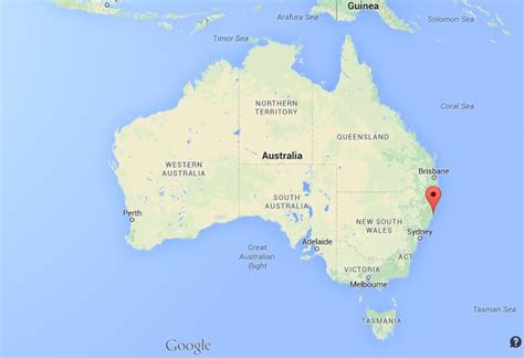 Where is Port Macquarie on map of Australia