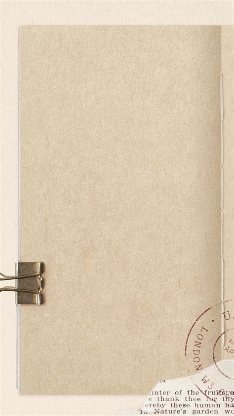 Download premium image of Vintage paper iPhone wallpaper, light brown ...