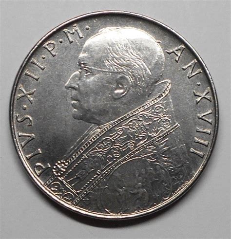 VATICANO 100 Lire 1956