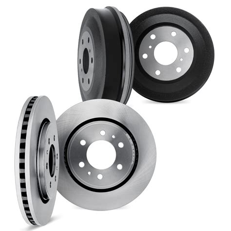 Dynamic Friction Company Front And Rear Brake Rotor Set