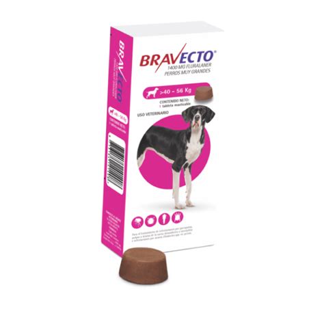 Bravecto 1400mg De 3 Meses Para Perro De 40 A 56 Kg Ceragro