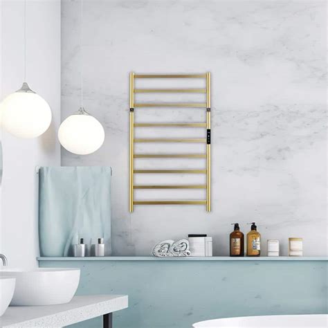 Cesicia Bar Plug In Hardwired Wall Mounted Electric Towel Warmer Rack