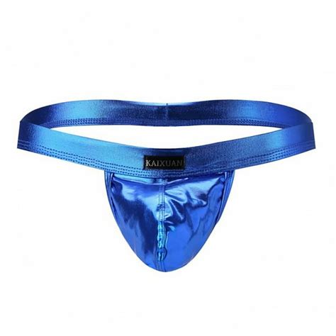 Biziza Sexy Mens Underwear Low Rise Bulge Pouch G String Jockstrap T