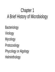 Microbiology History Pptx Chapter 1 A Brief History Of Microbiology