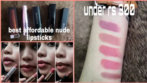 Best Affordable Nude Lipsticks Under Rs For Indian Skin Tones