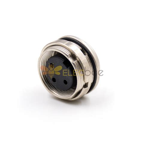 M16 5pin Connector Female Waterproof Straight Panel Receptacles A Coded Front Bulkhead Solder