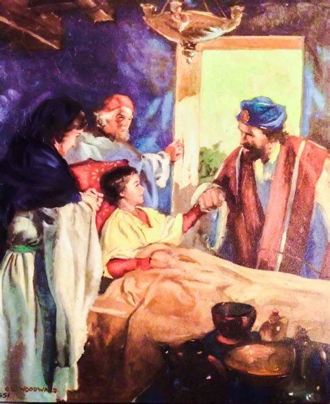 Jesus Heals A Certain Royal Official S Son At Capernaum John 4 43 54 Christian Artwork Jesus