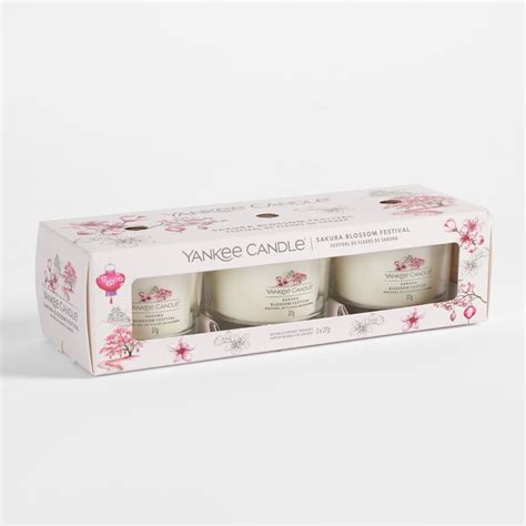 Yankee Candle Votive Set Of 3 Sakura Blossom Festival