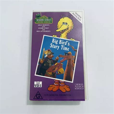 SESAME STREET VHS Big Bird’s Story Time (VHS, 1992) My Sesame Street ...