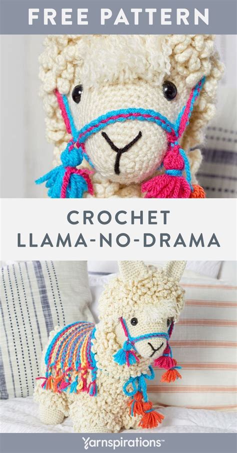 Free Llama No Drama Crochet Pattern Using Red Heart With Love Yarn