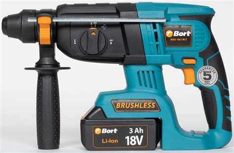 Обзор аккумуляторного перфоратора Bort BHD-18Li-BLZ