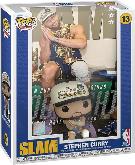 Funko Pop NBA Cover SLAM Stephen Curry In 2024 Nba Stephen Curry