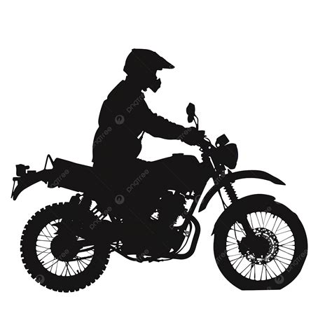 Silueta De Motociclista PNG Dibujos Jinete Moto Motocicleta PNG