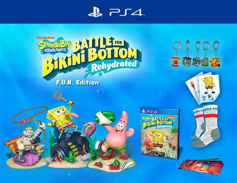 Купить SpongeBob SquarePants Battle For Bikini Bottom Rehydrated F U N Edition PS