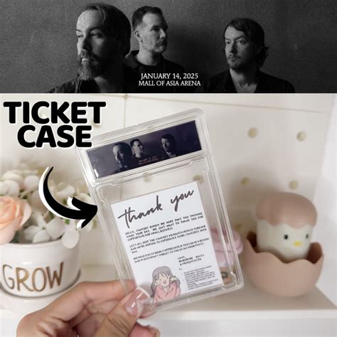 CIGARETTES AFTER SEX Concert Ticket Frame Case Holder Shopee Philippines