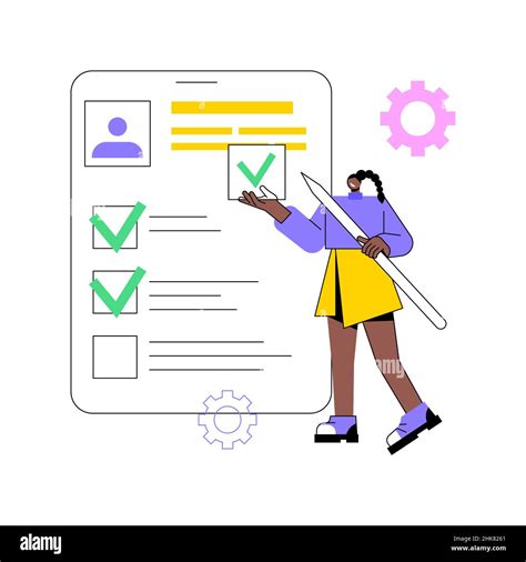 Employee Assessment Abstract Concept Vector Illustration Employee