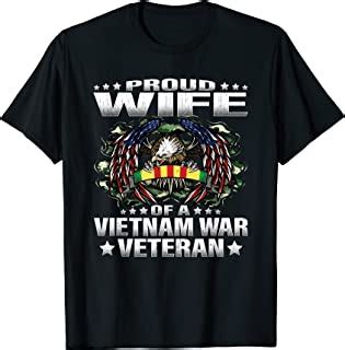 Proud Wife Of A Vietnam War Veteran Military Vets Spouse T Shirt