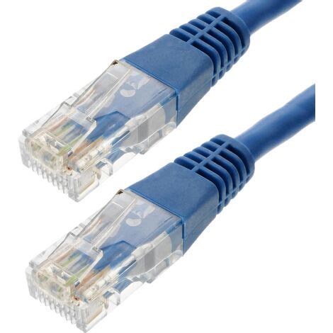 CableMarkt Cavo Di Rete Cat 6 UTP RJ45 Da 25 Cm Di Colore Blu