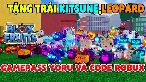 T Ng H T Tr I C Qu Kitsune V Leopard Trong Blox Fruits Roblox