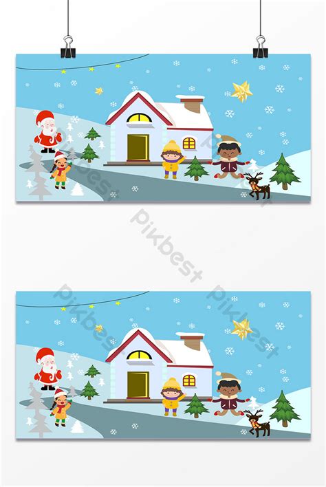 Christmas City Villa Design Background Map Backgrounds Ai Free