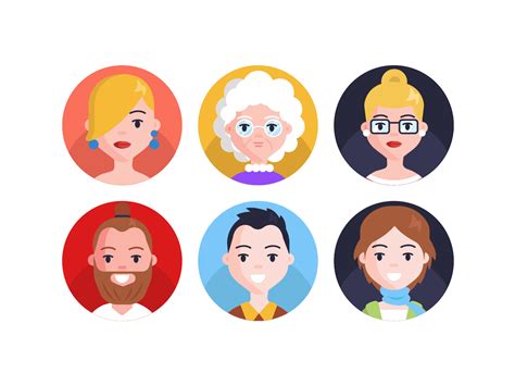 Avatar Icons By Dighital On Dribbble