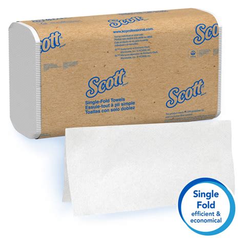 Scott Essential Single Fold Paper Towels 01700 Affordable Towel