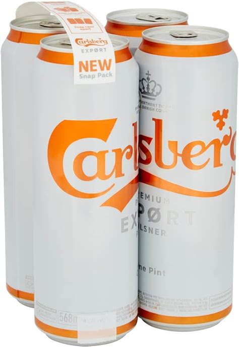 Carlsberg Export Lager Beer 4 X 568ml Uk Grocery