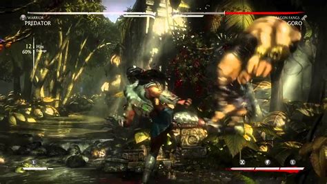 MKX Predator Warrior 66 High Damage Combo YouTube