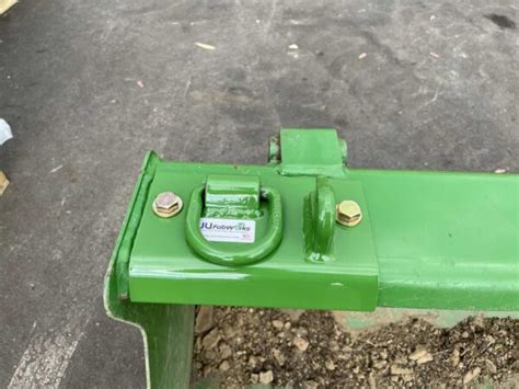 Bolt On Hooks Tie Down Points And Trailer Hitch For John Deere Bucket Ju Fabworks Good Works