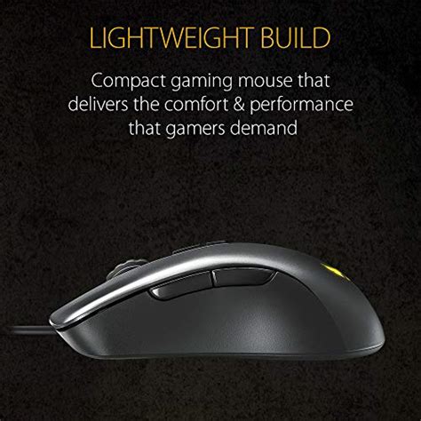 ASUS TUF Gaming Wired Ergonomic Gaming Mouse, 7,000 DPI Optical Sensor, 7 Programmable Tactile ...