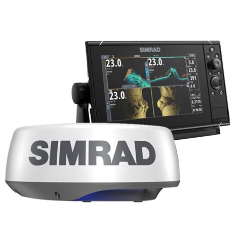 Simrad NSS9 Evo3s 9 Inch MFD With World Base Map And Halo 20 Radar Bundle